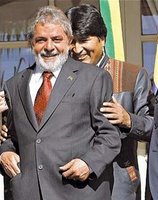 Lula and Evo Morales