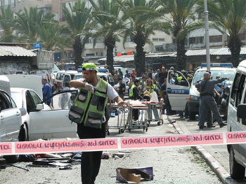 Suicide bombing in Tel AViv