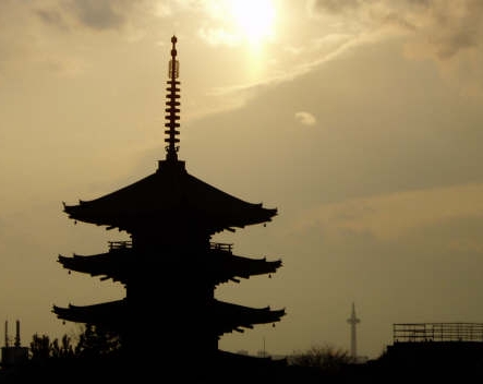 Towers in Kyoto