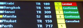 Flights in and out of Phuket cancelled