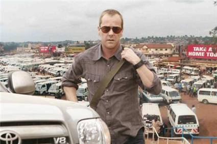 Jack Bauer doing a CHOGM inspection in Kampala, Uganda