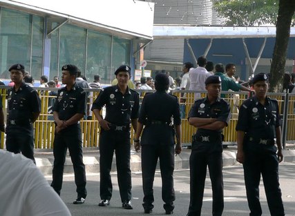 Police Near British High Commission