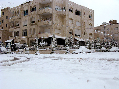 Snow in Amman bu Naseem Tarawnah